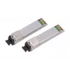 SFP WDM šviesolaidžio siųstuvų-imtuvų pora Extralink 1,25G 1310/1550nm vienmodis 3km SC DOM