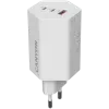 CANYON įkroviklis HEXAGON 65 GaN 65W 2xPD 1xQC EU baltas CND-CHAHEX65W