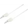 VOLTCRAFT bandomasis laidas [kištukas 4 mm - kištukas 4 mm] 0,5 m baltas MSB-300 (MSB-300-0.5-WS)