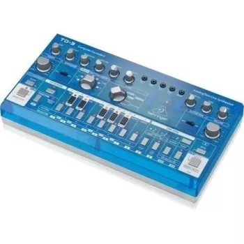 Bosinis sintezatorius Behringer TD-3-BB Blue Transparent – analoginis boso modulis