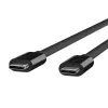 USB C į USB C laidas Belkin F2CD084bt0.8MBK 0,8 m 40 Gbit/s juodas