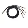 InfiniBand/šviesolaidinis kabelis Cisco QSFP-4SFP25G-CU3M 3 m 4xSFP25G juodas