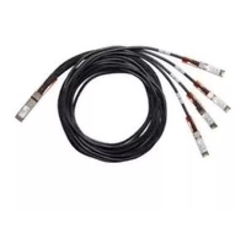InfiniBand/šviesolaidinis kabelis Cisco QSFP-4SFP25G-CU3M 3 m 4xSFP25G juodas