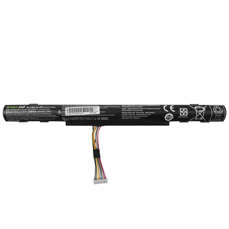 Baterija Green Cell AC68, skirta Acer E5-573, E5-573G, E5-573TG, V3-574, V3-574G, TravelMate P277