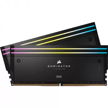 DIMM 96 GB DDR5-6600 (2x 48 GB) dviejų modulių rinkinys, atmintis juoda, CMP96GX5M2B6600C32, Dominator Titanium, INTEL XMP