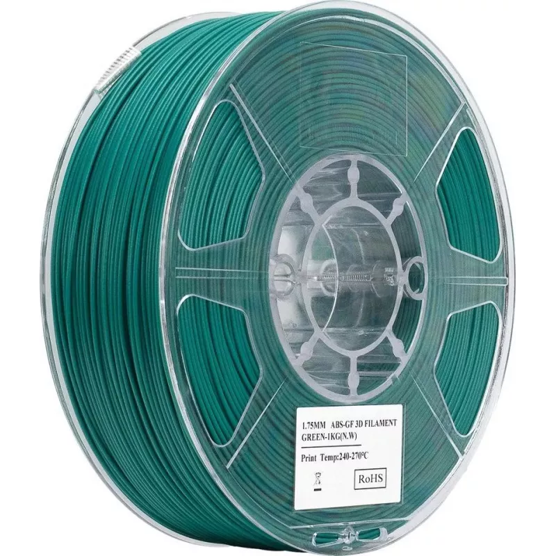 EABS-GF 1,75mm ŽALIAS 1kg ESUN 3D FILAMENTAS (EABS-GF-P175G1)