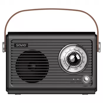 Nešiojamasis radijas Savio RS-01 Analog Juoda