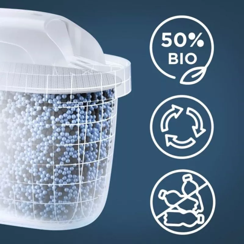 BRITA vandens filtro ąsotis Style Essential grafitas su 4 MAXTRA Pro filtrais, 2,4 L talpa, 1,4 L filtruoto vandens