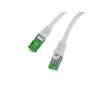 Laidas patchcord cat.7 S/FTP LSZH CU 2M pilkas fluke patikrintas