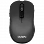 Belaidė pelė RX-560SW juoda (tyli, bt. 5+1bt. 800-1600DPI, Soft Touch, blisterinė pakuotė)