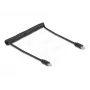 USB kabelis DeLOCK 90369 USB 2.0 0,75 m USB C juodas