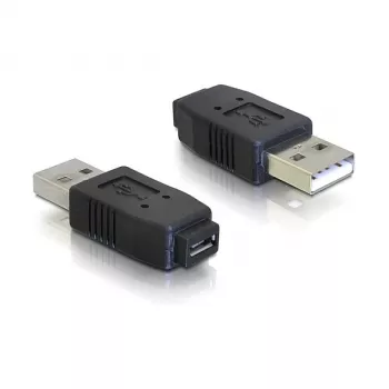 Adapteris USB micro-A+B lizdas į USB 2.0 A kištuką DeLOCK 65029