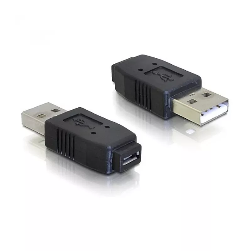 Adapteris USB micro-A+B lizdas į USB 2.0 A kištuką DeLOCK 65029