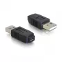 Adapteris USB micro-A+B lizdas į USB 2.0 A kištuką DeLOCK 65029