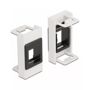 Keystone laikiklis DeLOCK Easy 45 modulis 22,5 x 45 mm balta juoda