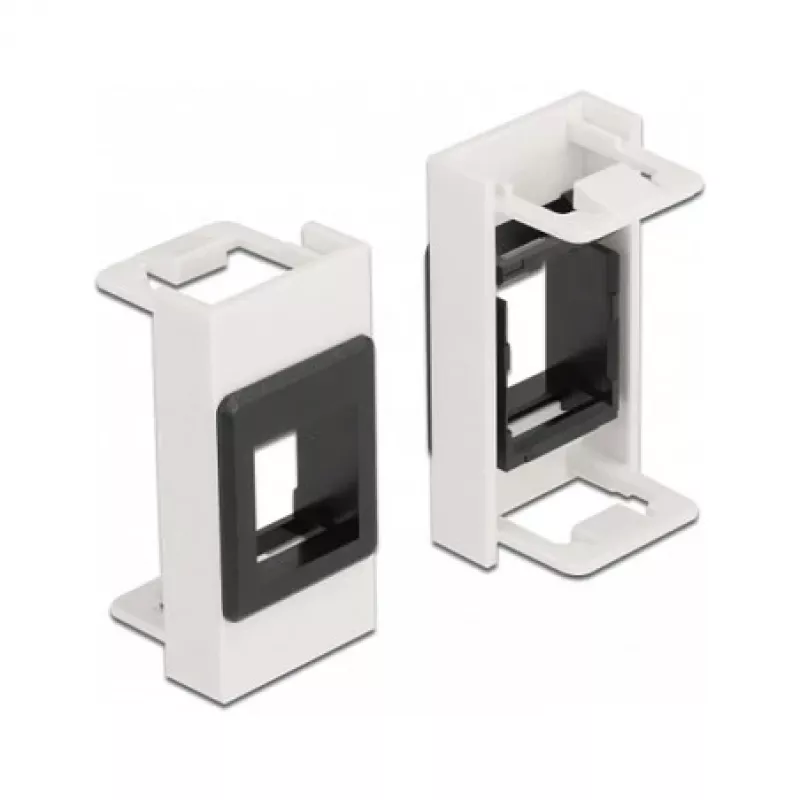 Keystone laikiklis DeLOCK Easy 45 modulis 22,5 x 45 mm balta juoda