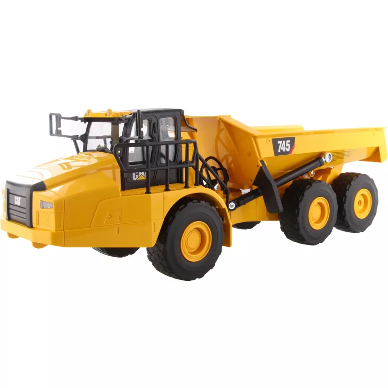 CAT 745 šarnyrinis sunkvežimis 1:24 RC pradedančiajam funkcinis modelis (37025004)