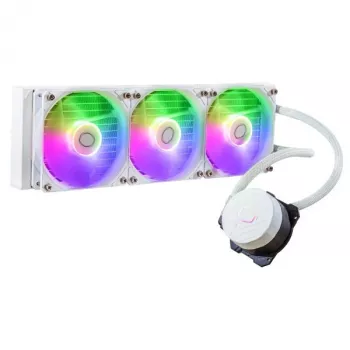 Skysčio aušinimo rinkinys Cooler Master MasterLiquid 360L Core ARGB White 12 cm ventiliatoriai