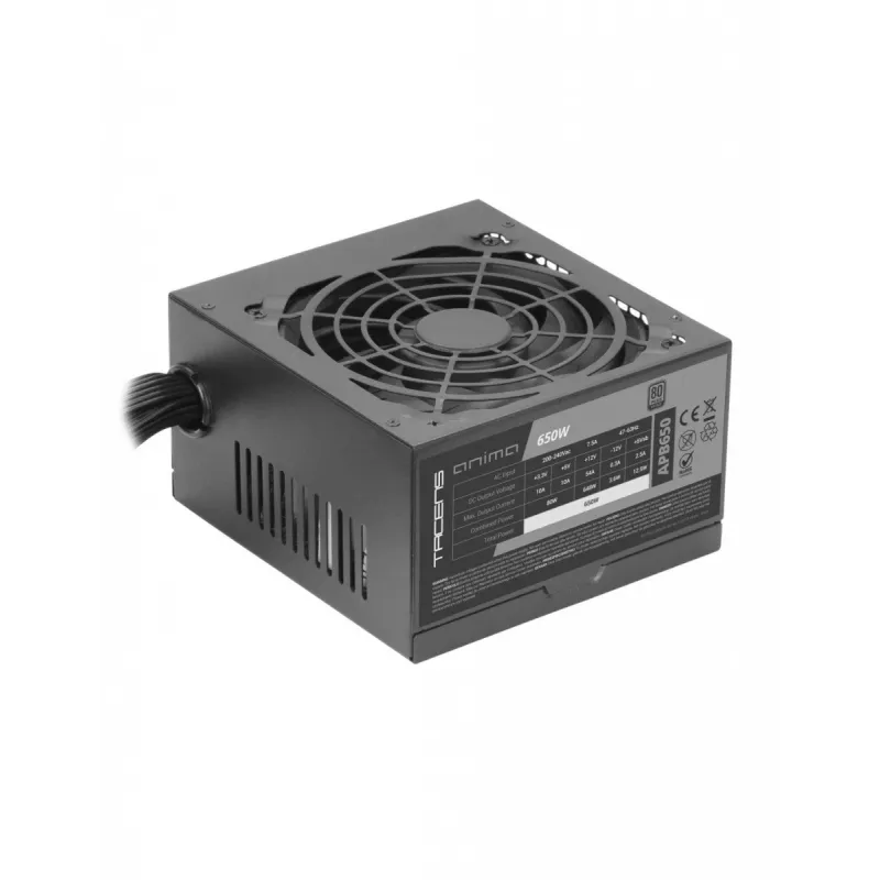 Maitinimo blokas TACENS ANIMA APB650 80+ Bronze 650W ATX, viena +12V linija, moduliniai kabeliai