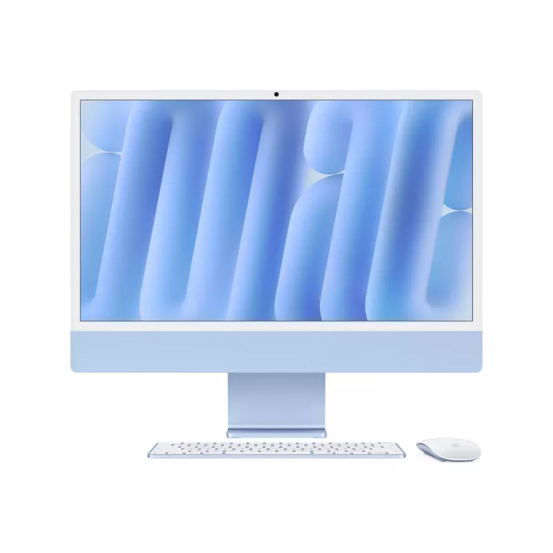 iMac 24 col.: M4 10/10, 16GB, 512GB SSD – mėlynas