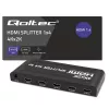 Qoltec 51798 aktyvus HDMI skirstytuvas 4 x HDMI 4K x 2K | 3.4Gb/s