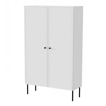Vitrina cama meble PALAZZO BIS 1000×390×1660 mm balta matinė