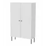 Vitrina cama meble PALAZZO BIS 1000×390×1660 mm balta matinė