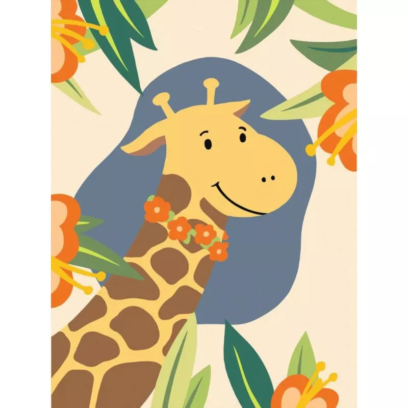 Ravensburger CreArt 23903 tapybos pagal skaičius rinkinys, Hello Giraffe