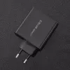 Maitinimo adapteris QOLTEC 51716 — 220–240 V kintamoji srovė į 20 V 3 A (63 W), juodas, vidaus universalus įkroviklis