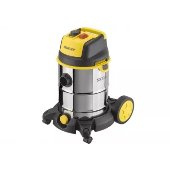 Drėgnas / sausas siurblys STANLEY SXVC30XTDE 30 L bakas, 1600 W, 2 m žarna, 2,5 m kabelis