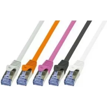 Tinklo kabelis LogiLink 1.5m Cat7 RJ-45 S/FTP juodas