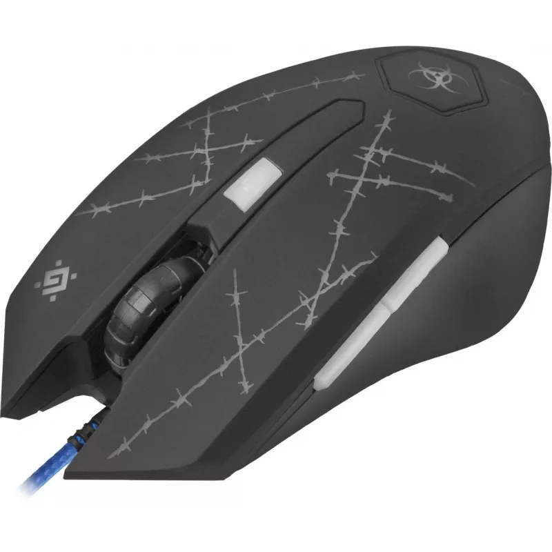 Defender Forced GM-020L pelė žaidimams Ambidextrous USB Type-A Optinė 3200 DPI