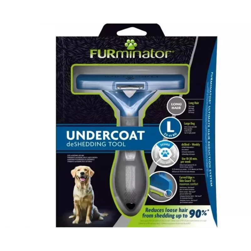 FURminator – furminatoras ilgaplaukiams šunims - L
