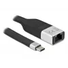 FPC plokščiasis juostinis laidas DeLOCK 86936 USB Type-C į Gigabit LAN 15 cm