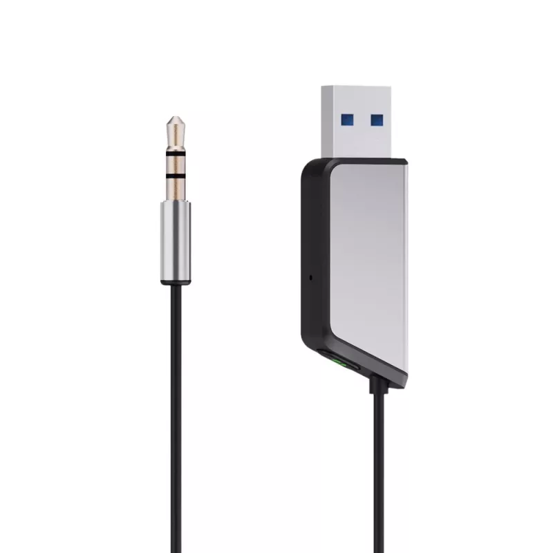 Savio TR-16 siųstuvas AUX adapteris su laisvų rankų funkcija, Bluetooth 5.3, Google Assistant/Siri