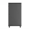 Spintelė stovui LANBERG FF01-6222-12B 22U 600x1200 mm juoda su stiklinėmis priekinėmis ir galinėmis durelėmis
