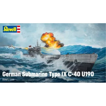 Model plastikowy German Submarine T.IX C/40 1/144
