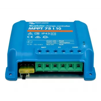 BlueSolar PWM-LCD&USB 12/24V 10A saulės įkrovimo valdiklis, Victron Energy