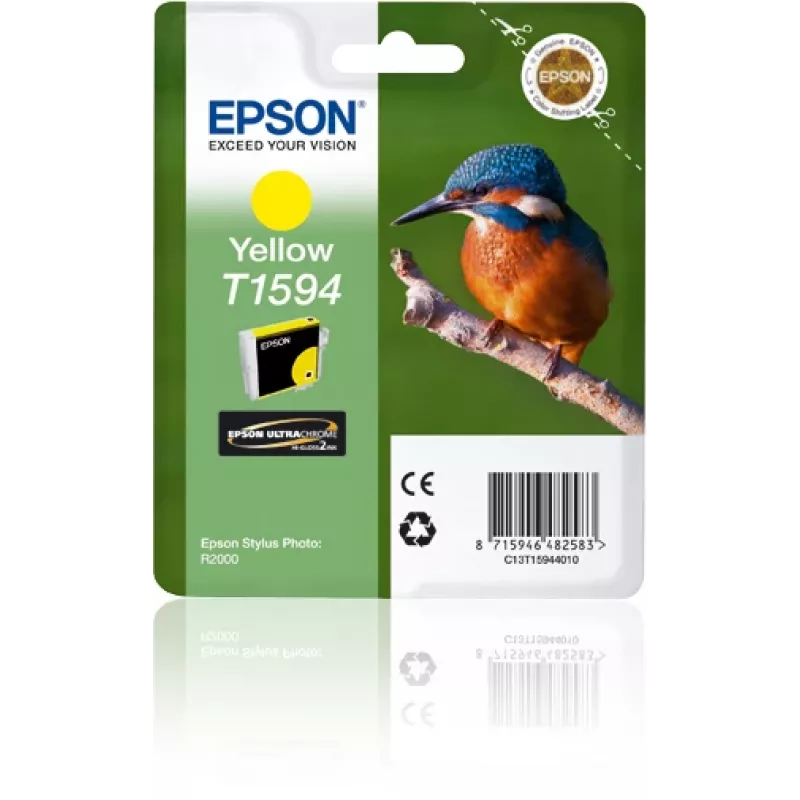 Cartridge EPSON T1594 1 x 17 ml Ultrachrome Hi-Gloss2 Geltona