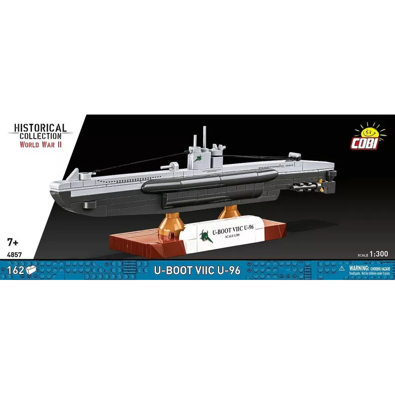 Cobi Type VIIC povandeninio laivo mastelio modelis 1:300, rinkinys 4857