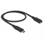 USB laidas DeLOCK 85532 USB 3.2 Gen 1 0,5 m USB C juodas