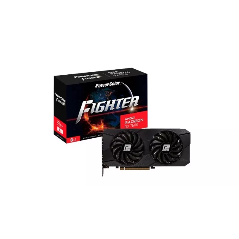 PowerColor Fighter Radeon RX 7600 8GB vaizdo plokštė