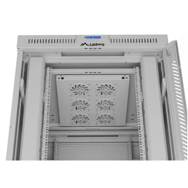 LANBERG 19 42U 800x1000 Freist. LCD Glastür (FlatPack) Gr (Speditionsversand)