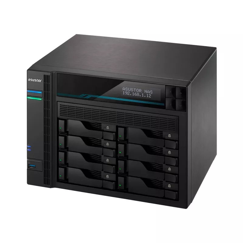 Asustor AS6508T NAS bokštas Intel Atom® C3538 8 GB DDR4 0 TB ADM juoda