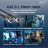 komutacinis kabelis Digitus CAT 8.1 S/FTP RJ45 5m Juodas
