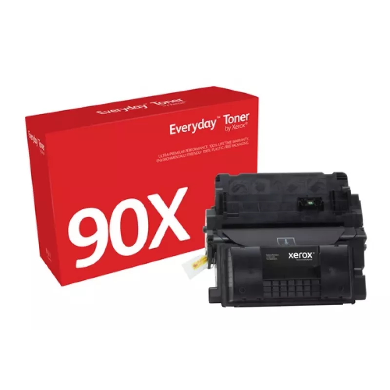 „Everyday™“ juodas dažiklis, „Xerox“, suderinamas su HP 90X (CE390X), didelės talpos