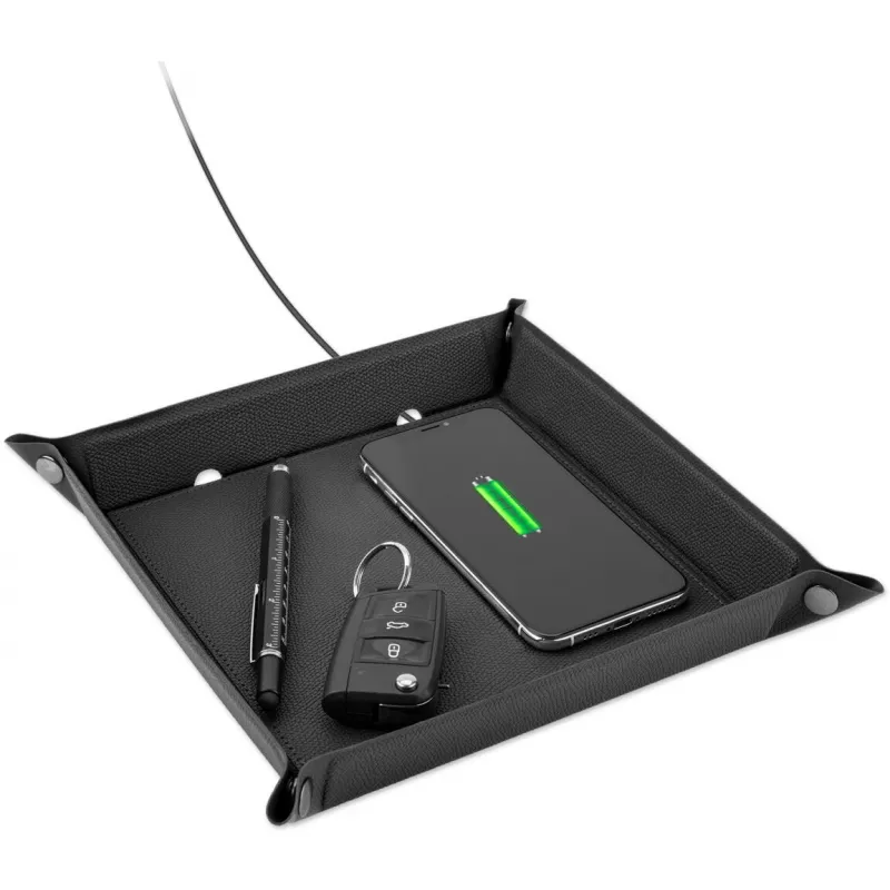 Belaidis įkrovimo padėklas, rinkinys 4smarts Smart Tray Charging Set 541637 — juodas