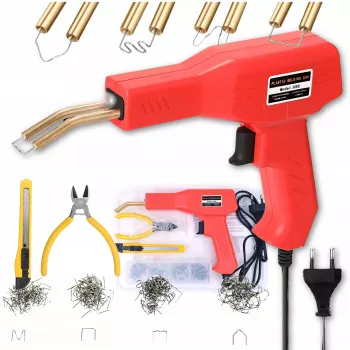 Extralink plastikinis suvirintojas / litavimo rinkinys su 200 sąvaržėlių