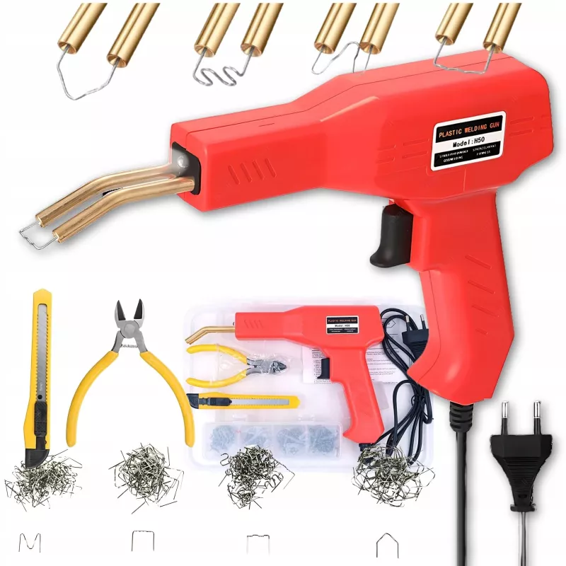 Extralink plastikinis suvirintojas / litavimo rinkinys su 200 sąvaržėlių