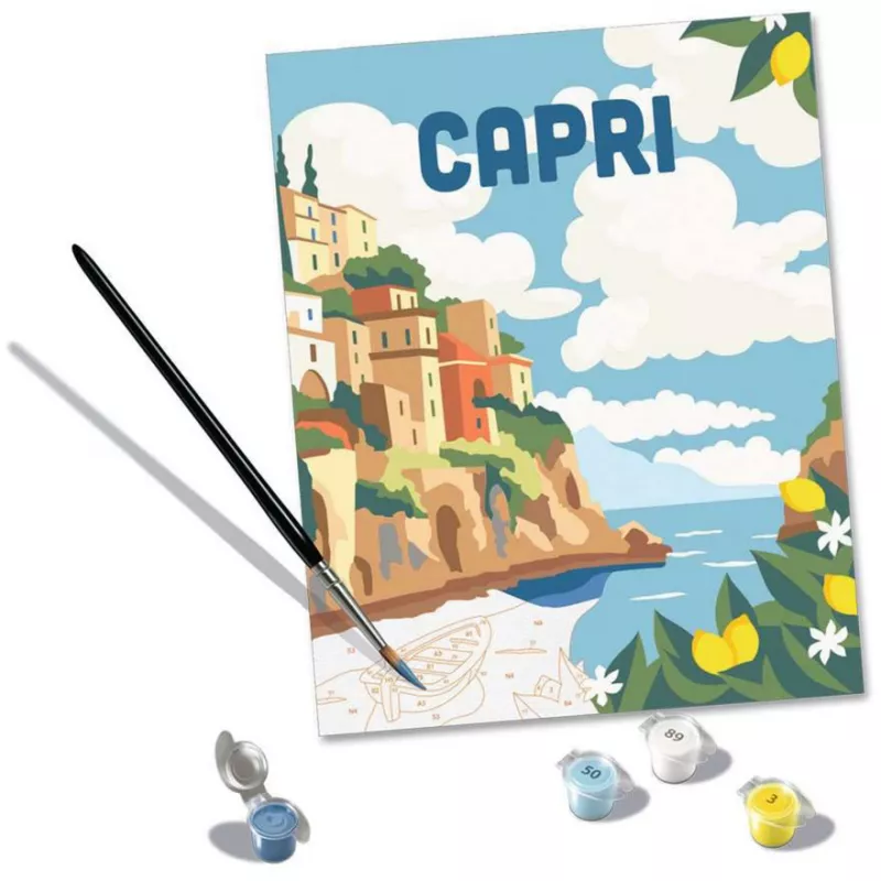 Tapybos rinkinys Ravensburger CreArt Capri – drobės tapybos rinkinys